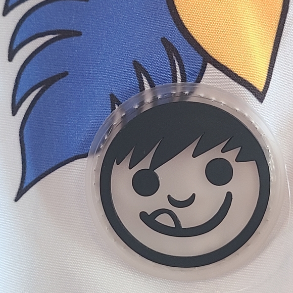 Neff White Swim Shorts with Orange, Yellow & Blue Tropical Print - Picture 7 of 9